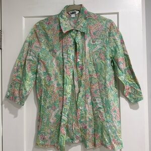 Cotton Paisley print shirt size S